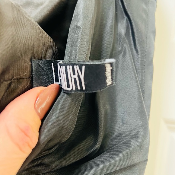 Laundry By Shelli Segal Elegant Black Strapless Dress - Picture 10 of 11